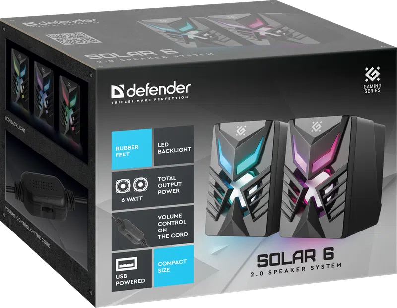 Defender - System głośników 2.0 Solar 6