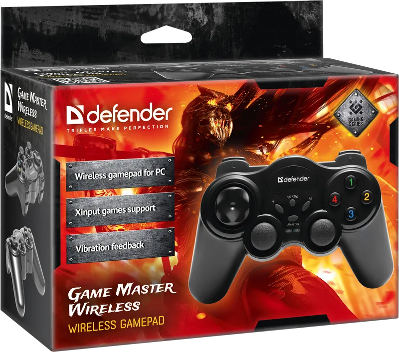 Defender - Bezprzewodowy gamepad GAME MASTER WIRELESS