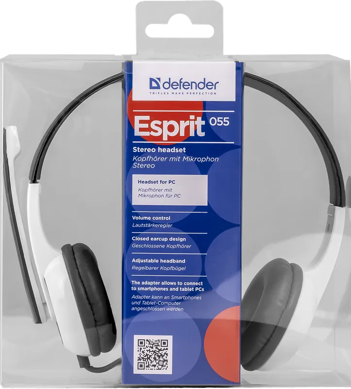 Defender - Zestaw słuchawkowy do komputera Esprit 055