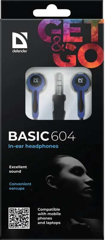 Defender - Słuchawki douszne Basic 604