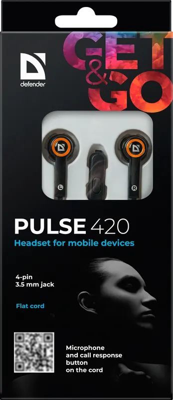 Defender - Zestaw słuchawkowy do urządzeń mobilnych Pulse 420
