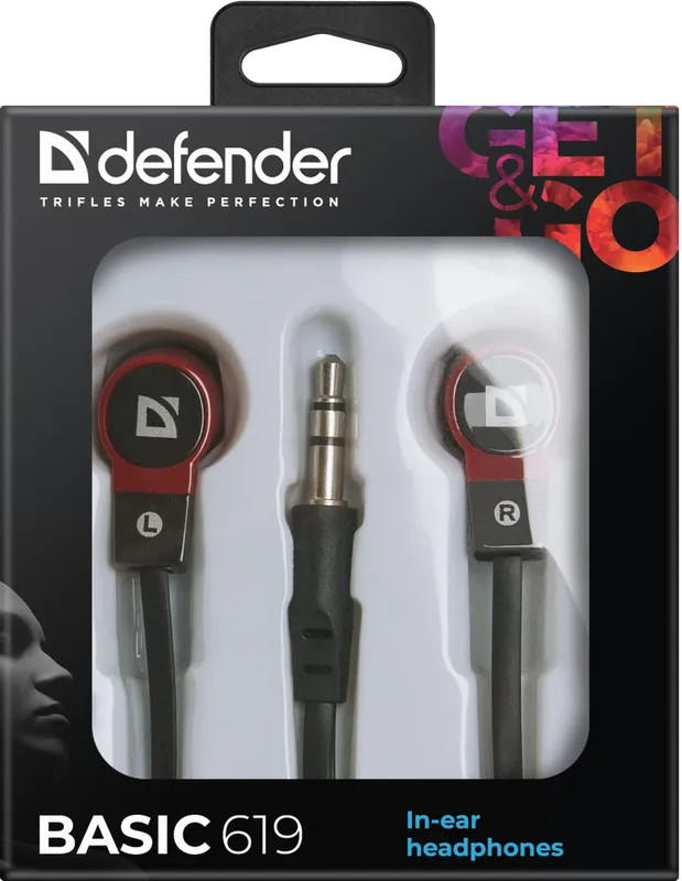 Defender - Słuchawki douszne Basic 619