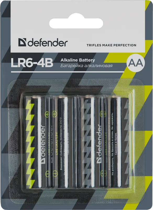 Defender - Bateria alkaliczna LR6-4B