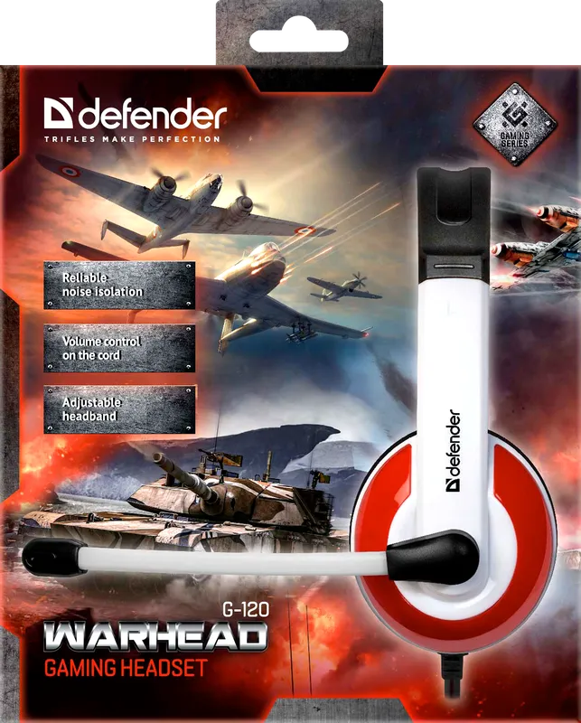 Defender - Zestaw słuchawkowy do gier Warhead G-120