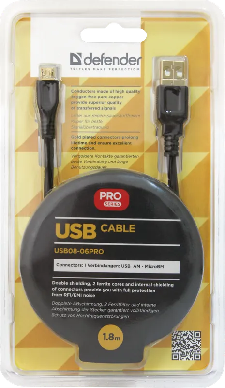 Defender - Kabel USB USB08-06PRO USB2.0