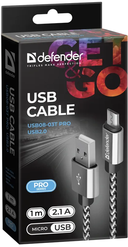 Defender - Kabel USB USB08-03T PRO USB2.0