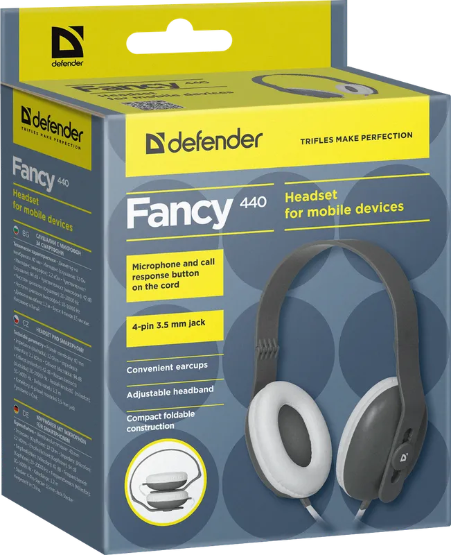 Defender - Zestaw słuchawkowy do urządzeń mobilnych Fancy 440