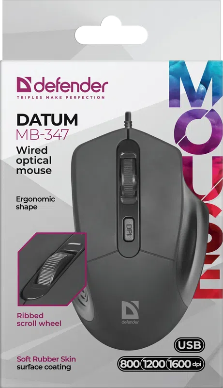Defender - Przewodowa mysz optyczna Datum MB-347