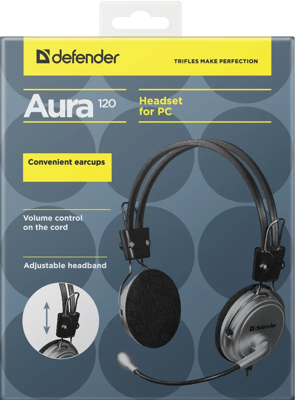 Defender - Zestaw słuchawkowy do komputera Aura 120
