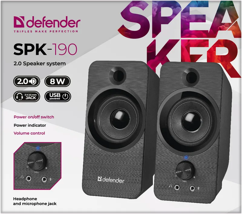 Defender - System głośników 2.0 SPK-190