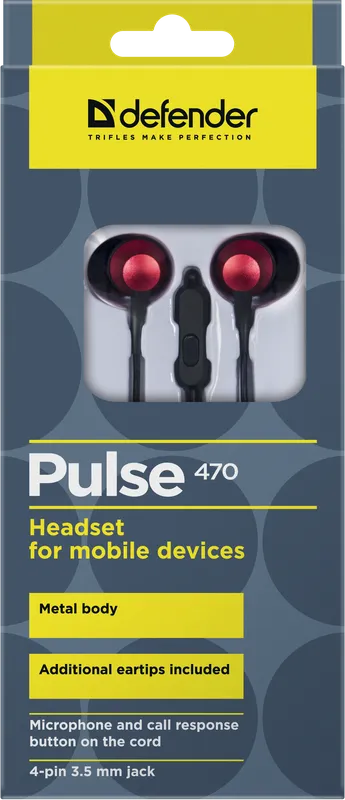 Defender - Zestaw słuchawkowy do urządzeń mobilnych Pulse 470