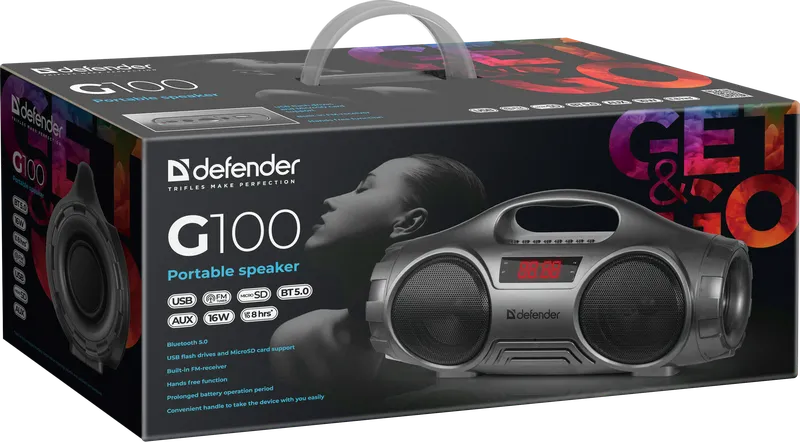 Defender - Przenośny głośnik G100