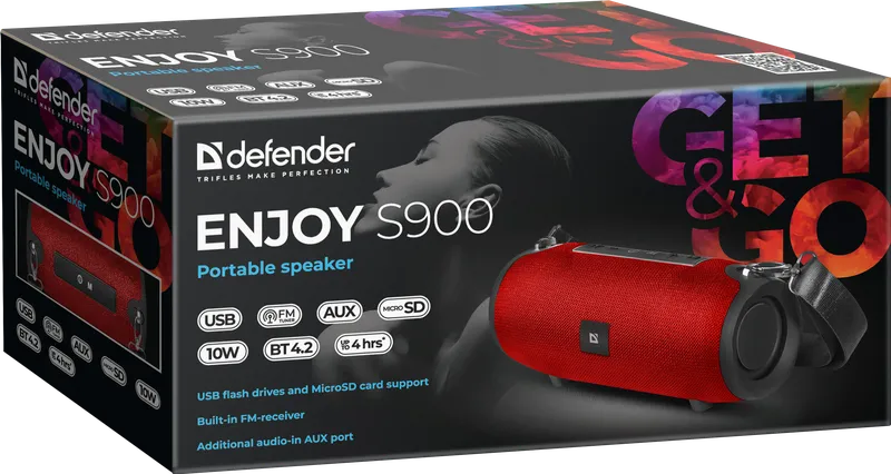 Defender - Przenośny głośnik Enjoy S900