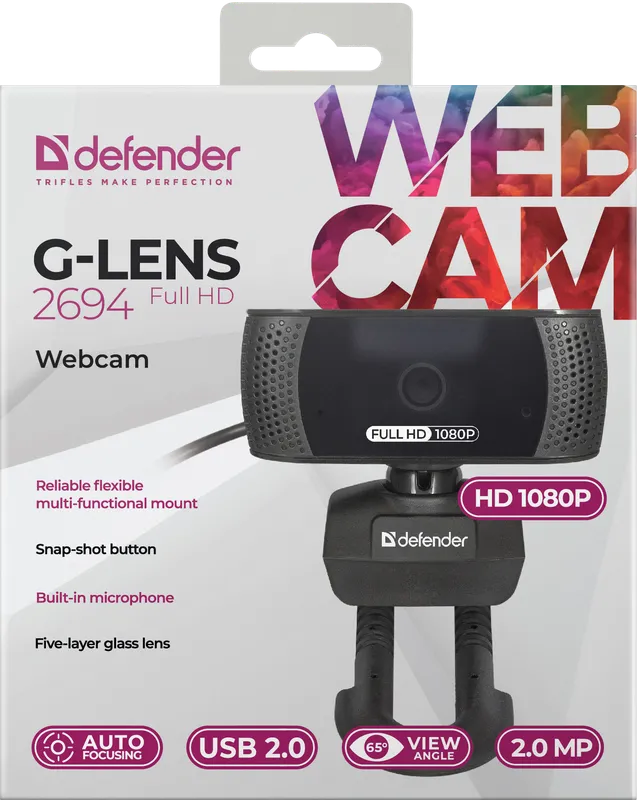 Defender - Kamerka internetowa G-lens 2694 Full HD