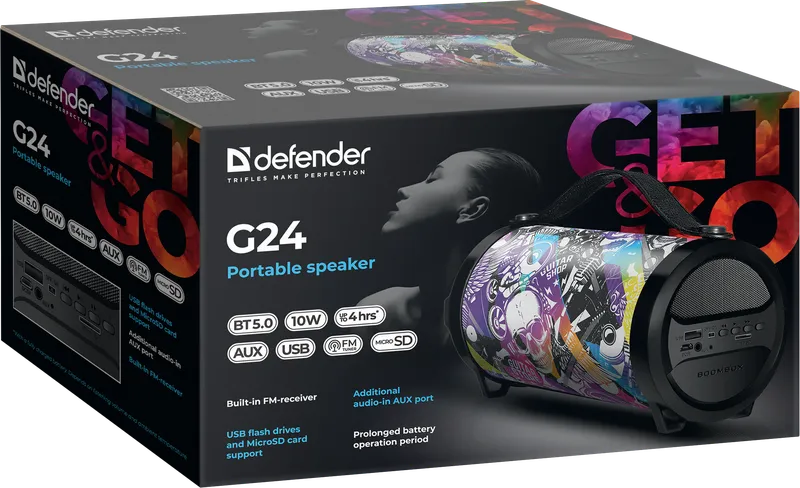 Defender - Przenośny głośnik G24