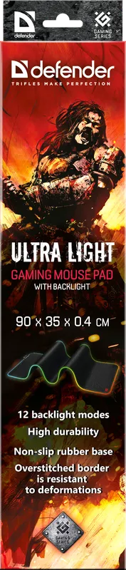 Defender - Podkładka pod mysz gamingową Ultra Light