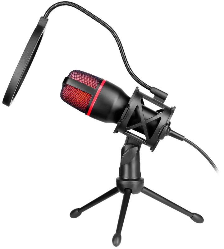 Defender - Mikrofon do transmisji strumieniowej gier Forte GMC 300
