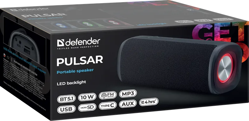 Defender - Przenośny głośnik Pulsar