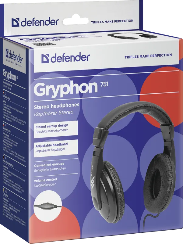Defender - Słuchawki stereo Gryphon 751