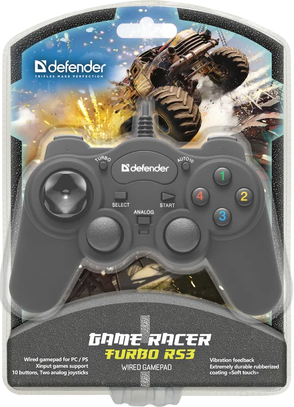 Defender - Przewodowy gamepad Game Racer Turbo RS3