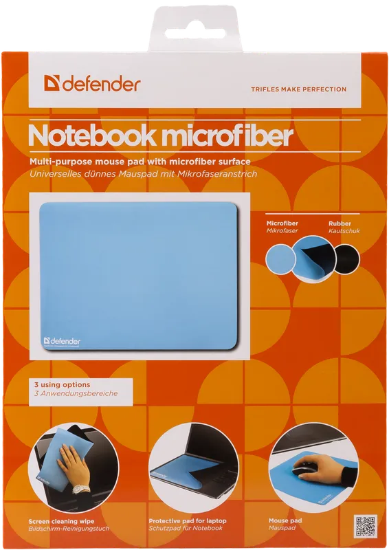 Defender - Podkładka pod mysz Notebook microfiber