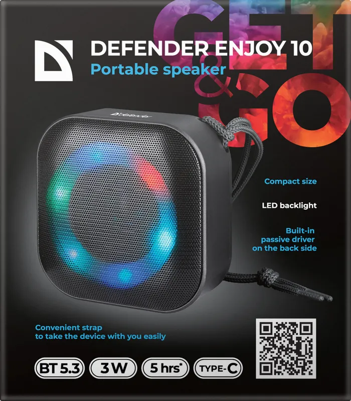 Defender - Przenośny głośnik Enjoy 10