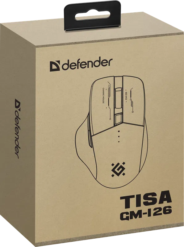 Defender - Bezprzewodowa mysz do gier Tisa GM-126