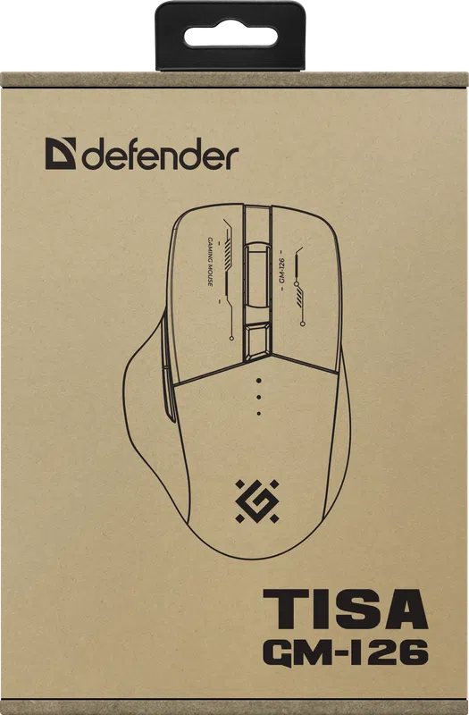 Defender - Bezprzewodowa mysz do gier Tisa GM-126