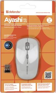 Defender - Bezprzewodowa mysz optyczna Ayashi MS-325