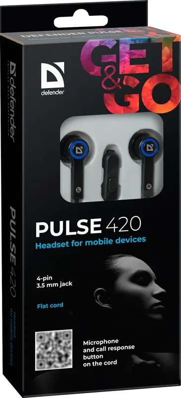 Defender - Zestaw słuchawkowy do urządzeń mobilnych Pulse 420