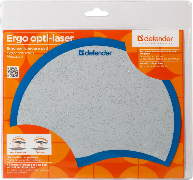 Defender - Podkładka pod mysz Ergo opti-laser