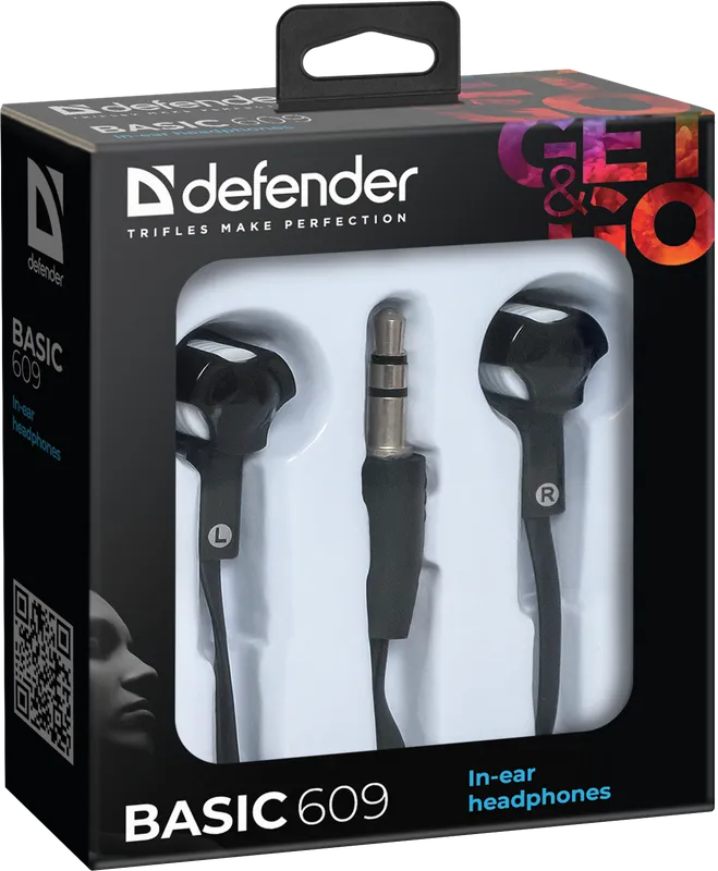 Defender - Słuchawki douszne Basic 609