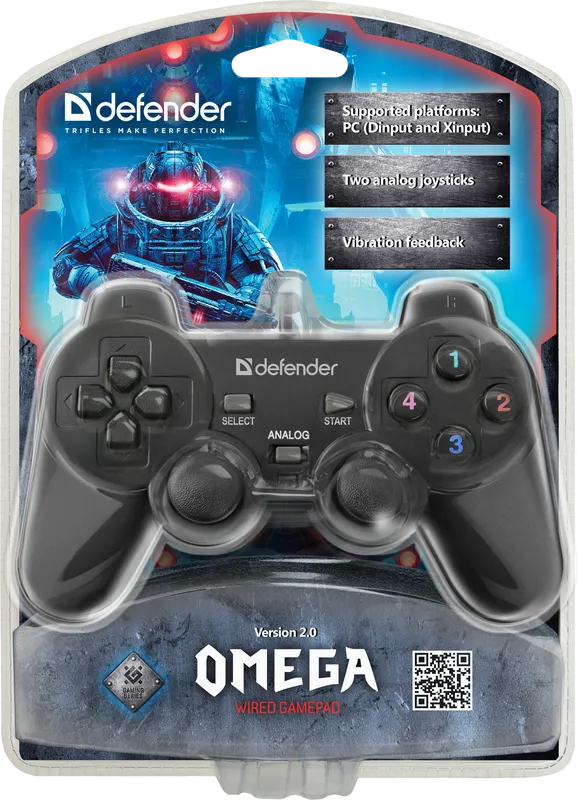 Defender - Przewodowy gamepad Omega