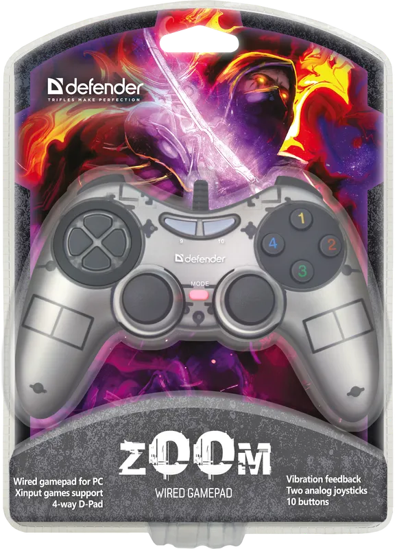 Defender - Przewodowy gamepad Zoom