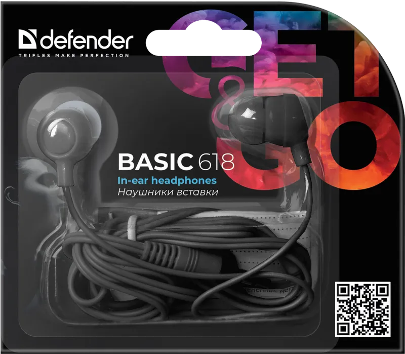 Defender - Słuchawki douszne Basic 618
