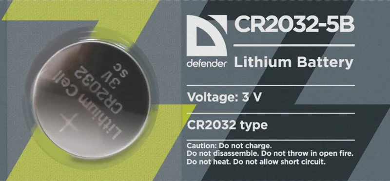 Defender - Bateria litowa CR2032-5B