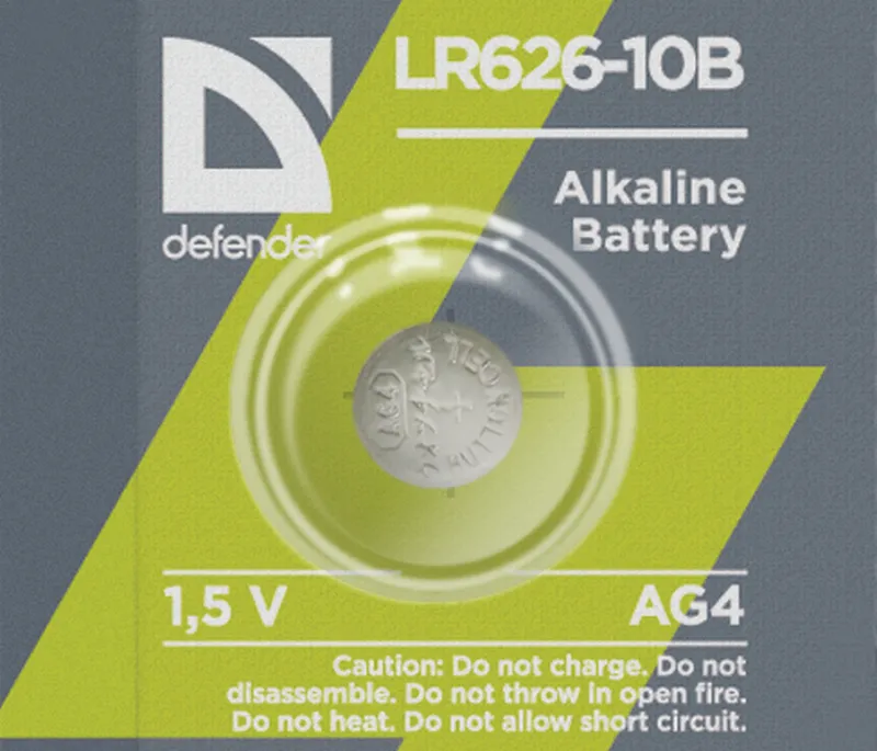 Defender - Bateria alkaliczna LR626-10B