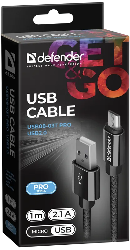Defender - Kabel USB USB08-03T PRO USB2.0