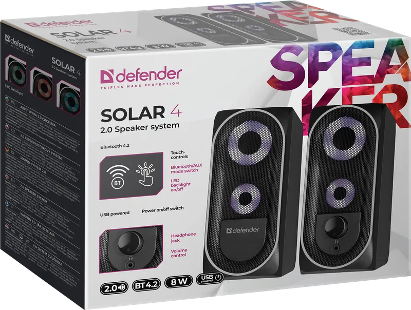 Defender - System głośników 2.0 Solar 4