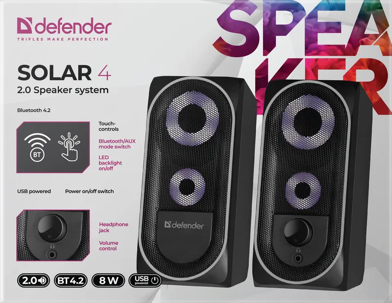 Defender - System głośników 2.0 Solar 4