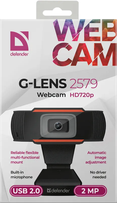 Defender - Kamerka internetowa G-lens 2579 HD720p