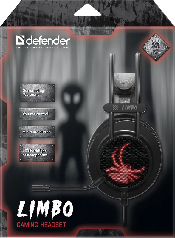 Defender - Zestaw słuchawkowy do gier Limbo