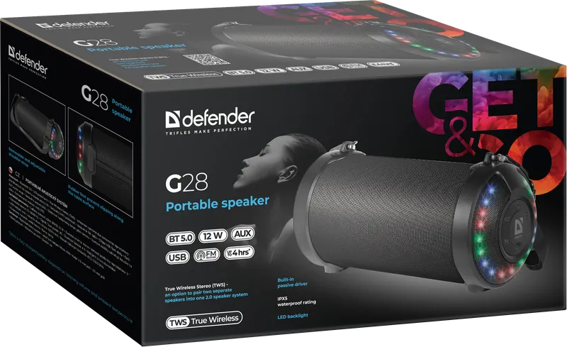 Defender - Przenośny głośnik G28