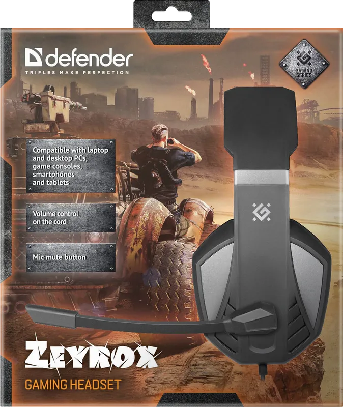 Defender - Zestaw słuchawkowy do gier Zeyrox