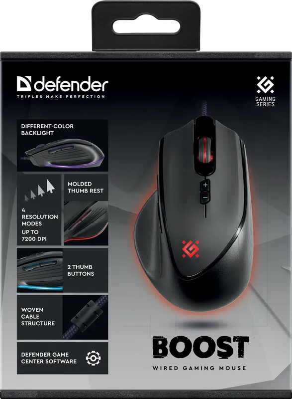 Defender - Przewodowa mysz do gier Boost GM-708L