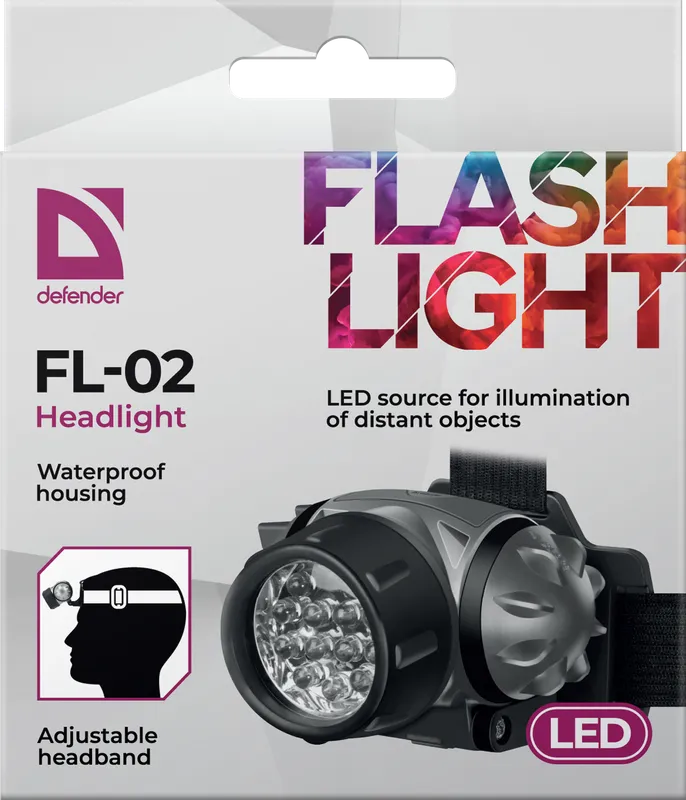 Defender - Reflektor FL-02, LED, 3 modes
