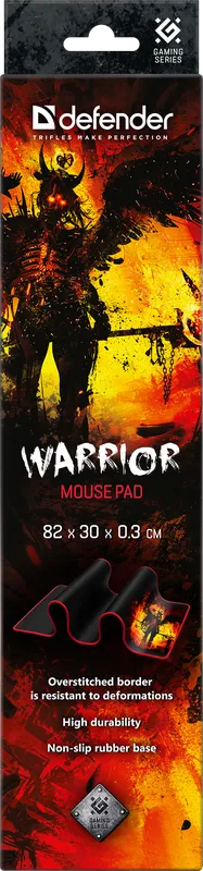 Defender - Podkładka pod mysz gamingową Warrior