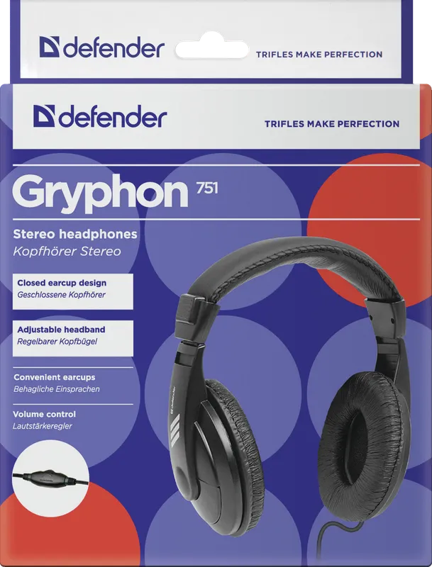 Defender - Słuchawki stereo Gryphon 751