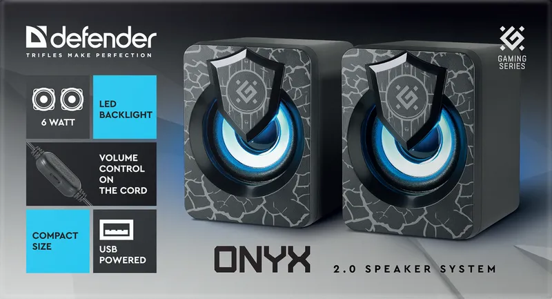 Defender - System głośników 2.0 Onyx