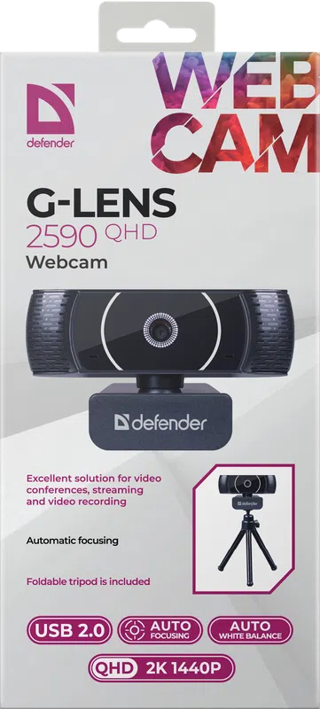 Defender - Kamera internetowa G-lens 2590 QHD